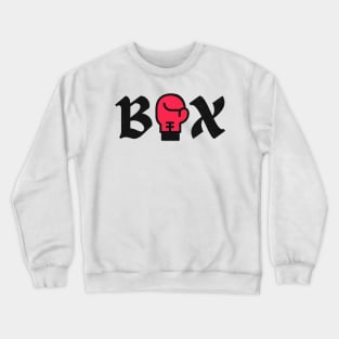 Boxing Glove Box Martial Arts MMA Crewneck Sweatshirt